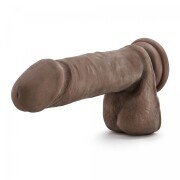 Dr. Skin - Mr. Magic - 9 inch Dildo with Suction Cup - Chocolate - Image 3
