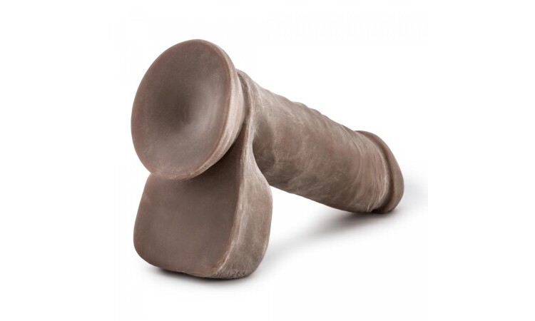 Dr. Skin - Mr. Magic - 9 inch Dildo with Suction Cup - Chocolate - Image 4