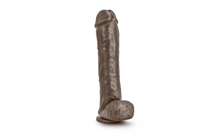 Dr. Skin - Mr. Savage Dildo With Suction Cup 11.5''  - Chocolate - Image 2