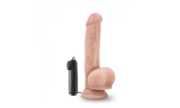 Dr. Skin - Dr. Jay Vibrator With Suction Cup 8.75'' - Vanilla - Image 2