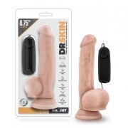 Dr. Skin - Dr. Jay Vibrator With Suction Cup 8.75'' - Vanilla - Image 6