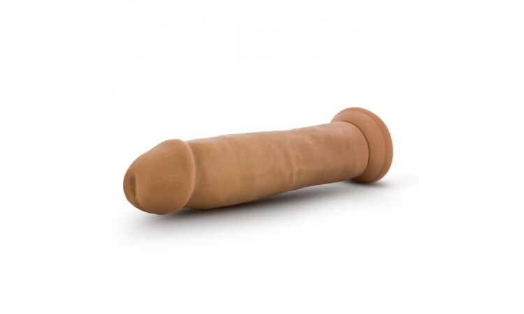 Dr. Skin - Realistic Dildo With Suction Cup 9.5'' - Mocha - Image 3