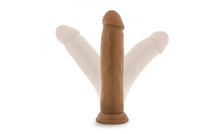 Dr. Skin - Realistic Dildo With Suction Cup 9.5'' - Mocha - Image 5