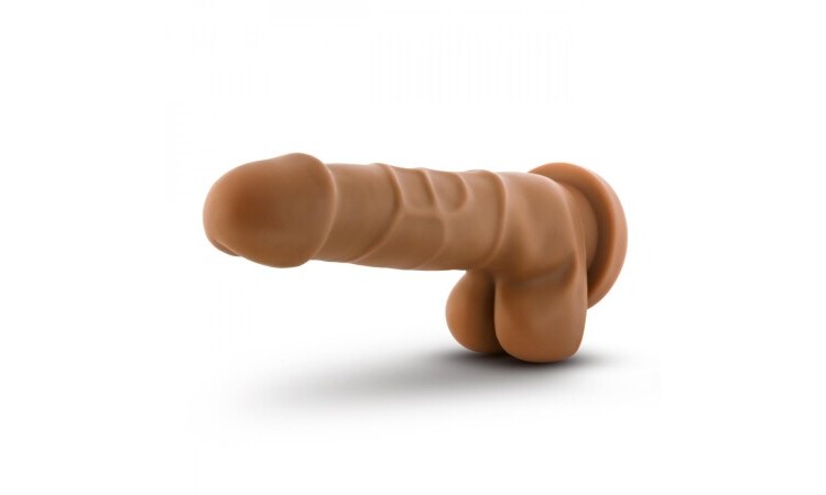 Dr. Skin - Realistic Dildo With Suction Cup 7.75'' - Mocha - Image 3