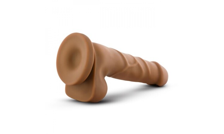 Dr. Skin - Realistic Dildo With Suction Cup 7.75'' - Mocha - Image 4