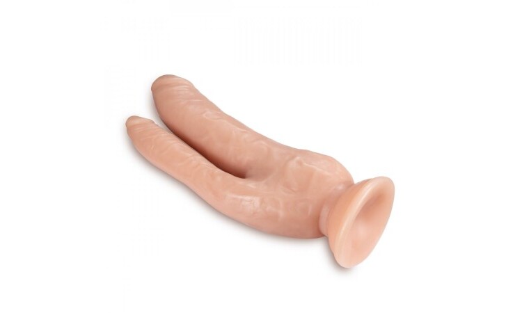 Dr. Skin - Double Dildo 8.5'' - Vanilla - Image 3