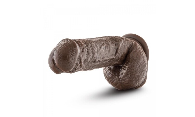 Dr. Skin - Mr. D. Dildo With Suction Cup 8.5'' - Chocolate - Image 3