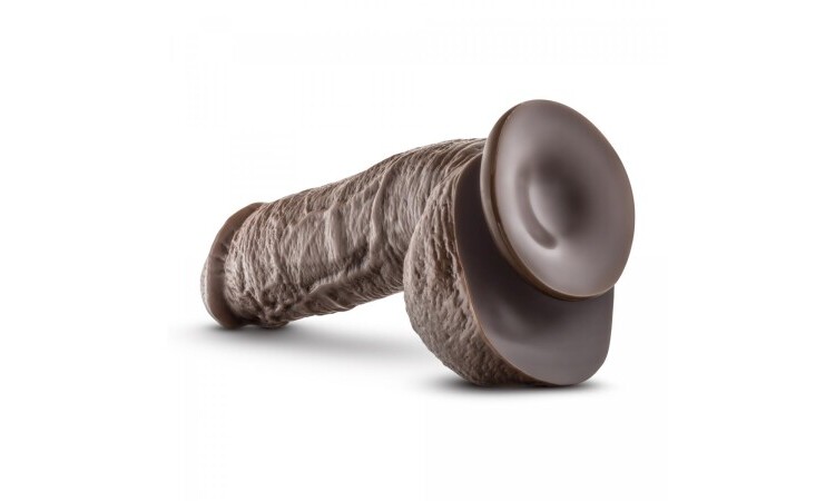 Dr. Skin - Mr. D. Dildo With Suction Cup 8.5'' - Chocolate - Image 4
