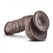 Dr. Skin - Mr. D. Dildo With Suction Cup 8.5'' - Chocolate - Image 4
