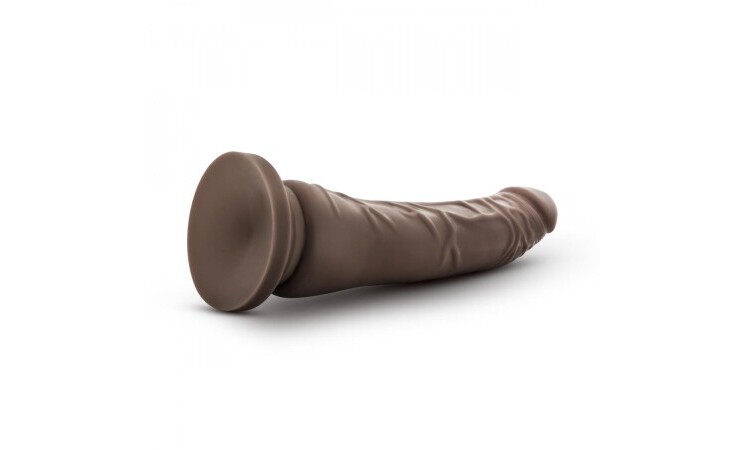 Dr. Skin - Realistic Dildo With Suction Cup 8.5'' - Chocolate - Image 4