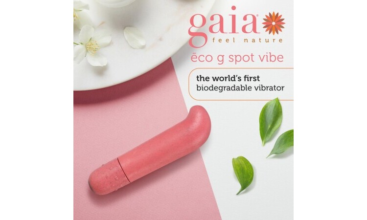 Gaia Eco G-spot Vibrator - Coral - Image 3