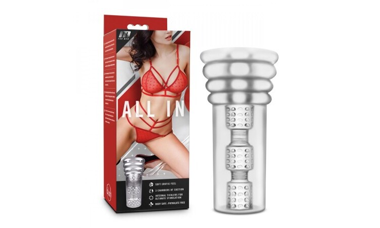 M for Men - All In Masturbator - Clear - Image 3