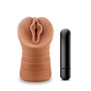 M for Men - Sofia Masturbator With Bullet Vibrator- Vagina - Image 1
