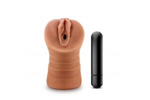 M for Men - Julieta Masturbator With Bullet Vibrator - Vagina