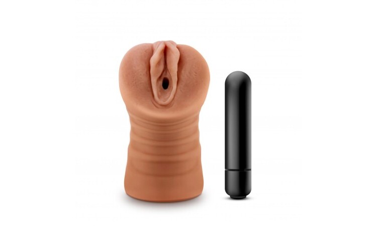 M for Men - Julieta Masturbator With Bullet Vibrator - Vagina - Image 1