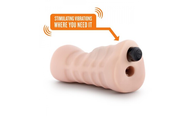M for Men - Skye Masturbator With Bullet Vibrator - Mouth - Image 5