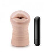 M for Men - Skye Masturbator With Bullet Vibrator - Mouth - Image 1