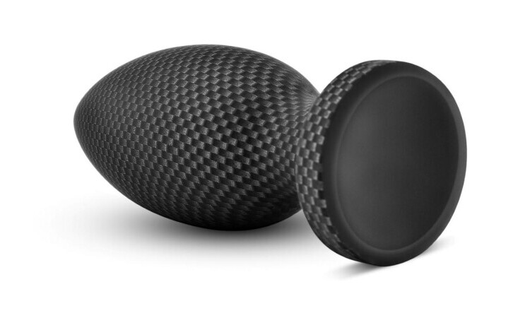 Spark - Silicone Anal Plug Carbon Fiber - Small - Image 3