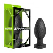 Spark - Silicone Anal Plug Carbon Fiber - Small - Image 4