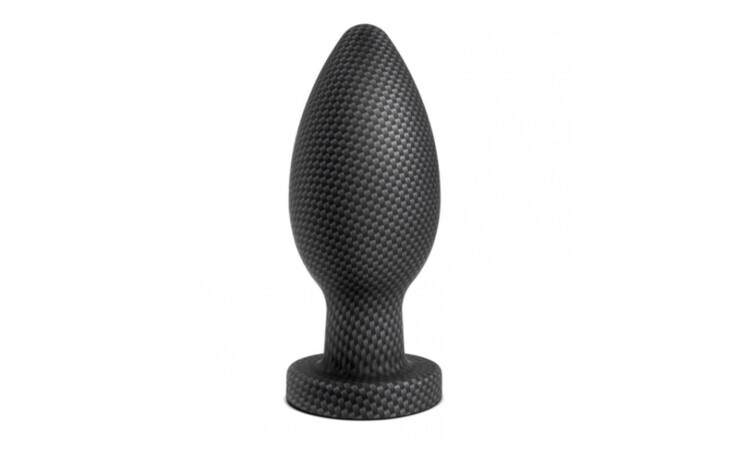 Spark - Silicone Anal Plug Carbon Fiber - Small - Image 1