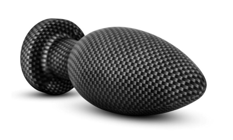 Spark - Silicone Anal Plug Carbon Fiber - Large - Image 2