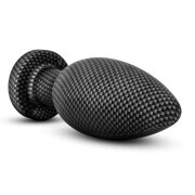 Spark - Silicone Anal Plug Carbon Fiber - Large - Image 2