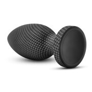 Spark - Silicone Anal Plug Carbon Fiber - Large - Image 3