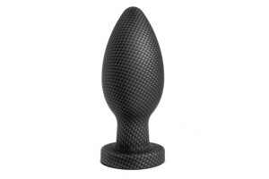 Spark - Silicone Anal Plug Carbon Fiber - Large