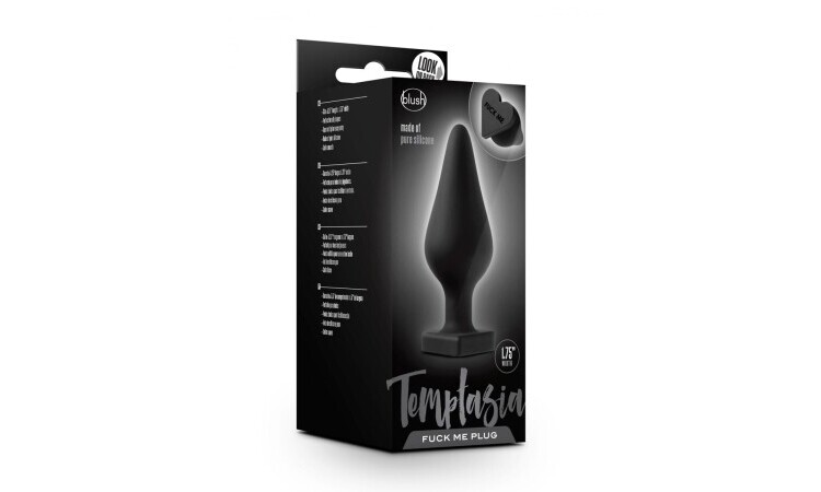 Temptasia - Fuck Me Anal Plug - Black - Image 3