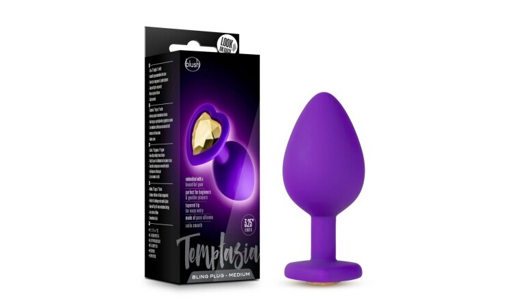 Temptasia - Bling Plug Medium - Purple - Image 3