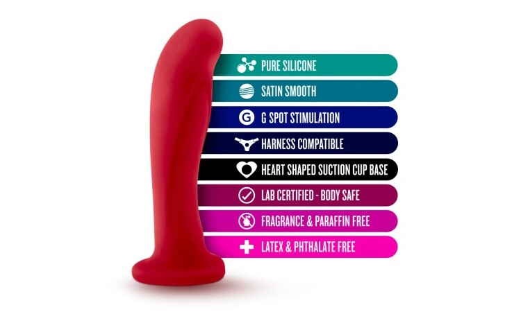Temptasia - Jezebel Dildo - Crimson - Image 5