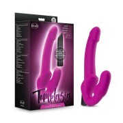 Temptasia - Estella Vibrating Strapless Strap-on - Pink - Image 3