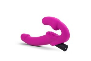 Temptasia - Estella Vibrating Strapless Strap-on - Pink