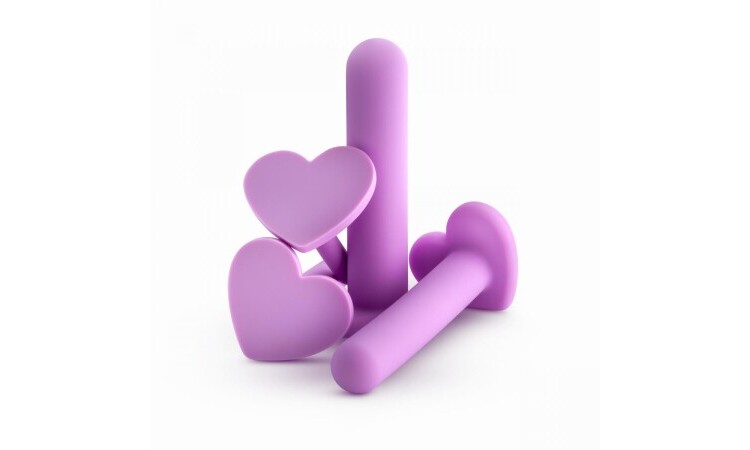 Wellness - Silicone Vaginal Dilator Kit - Purple - Image 2