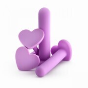 Wellness - Silicone Vaginal Dilator Kit - Purple - Image 2
