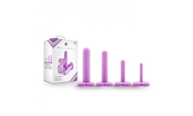 Wellness - Silicone Vaginal Dilator Kit - Purple - Image 3