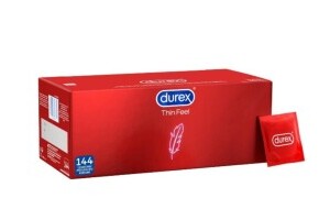 Durex Thin Feel Condoms - 144 pieces