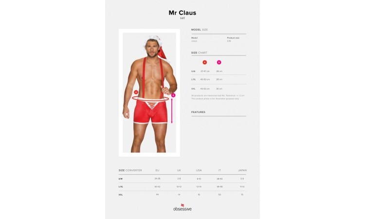 Mr Claus Sexy Christmas Costume For Men - Image 5