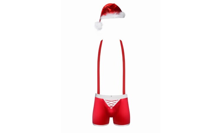 Mr Claus Sexy Christmas Costume For Men - Image 1
