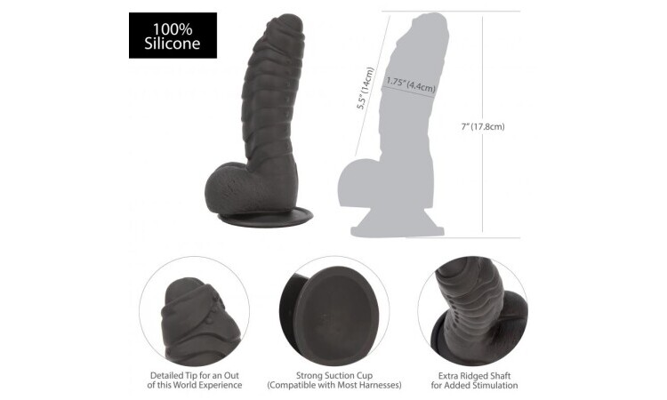 Addiction - Ben Dildo With Suction Cup - 17 cm - Image 3