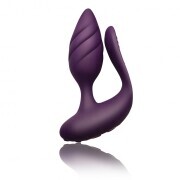 Rocks-Off - Cocktail Couples' Vibrator - Burgundy - Image 2