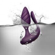 Rocks-Off - Cocktail Couples' Vibrator - Burgundy - Image 5