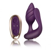 Rocks-Off - Cocktail Couples' Vibrator - Burgundy - Image 1