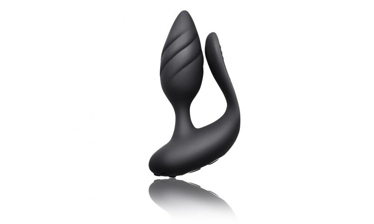 Rocks-Off - Cocktail Couples' Vibrator - Black - Image 2