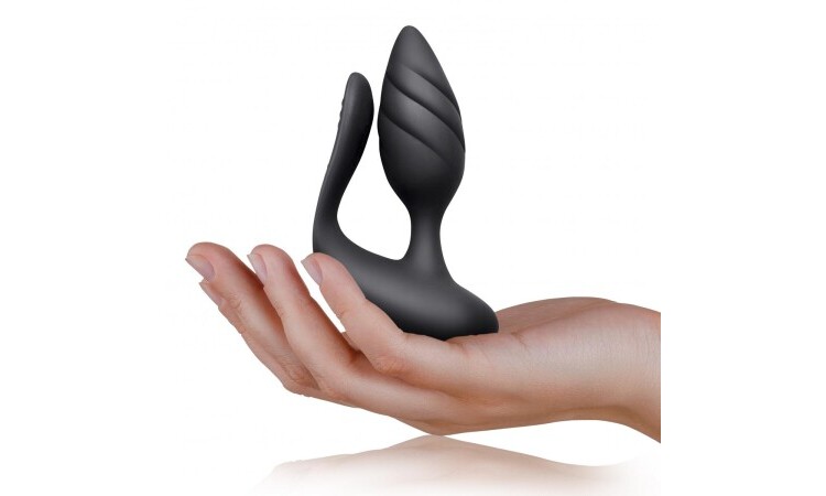 Rocks-Off - Cocktail Couples' Vibrator - Black - Image 4