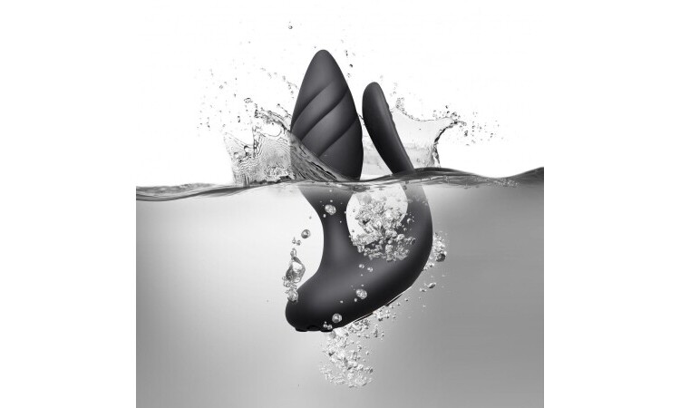 Rocks-Off - Cocktail Couples' Vibrator - Black - Image 5