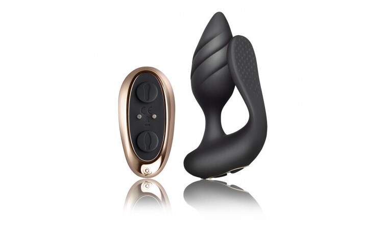 Rocks-Off - Cocktail Couples' Vibrator - Black - Image 1