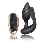 Rocks-Off - Cocktail Couples' Vibrator - Black - Image 1