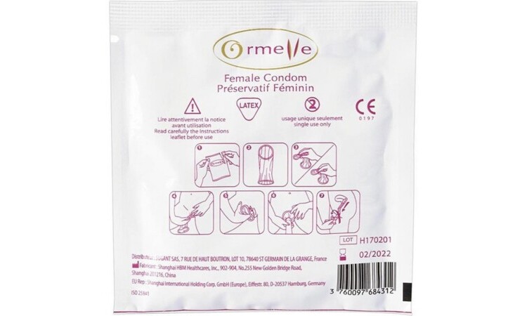 Ormelle female condoms - 5 pieces - Image 4
