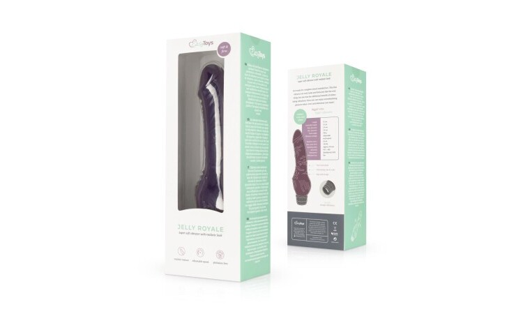 Jelly Royale - Realistic Vibrator - Purple - Image 2